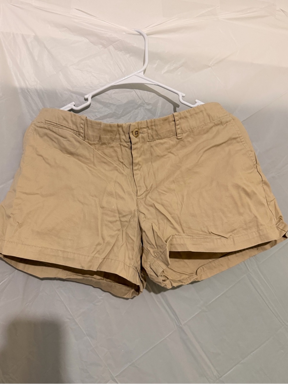 Ralph Lauren Beige Cotton Bermuda Shorts